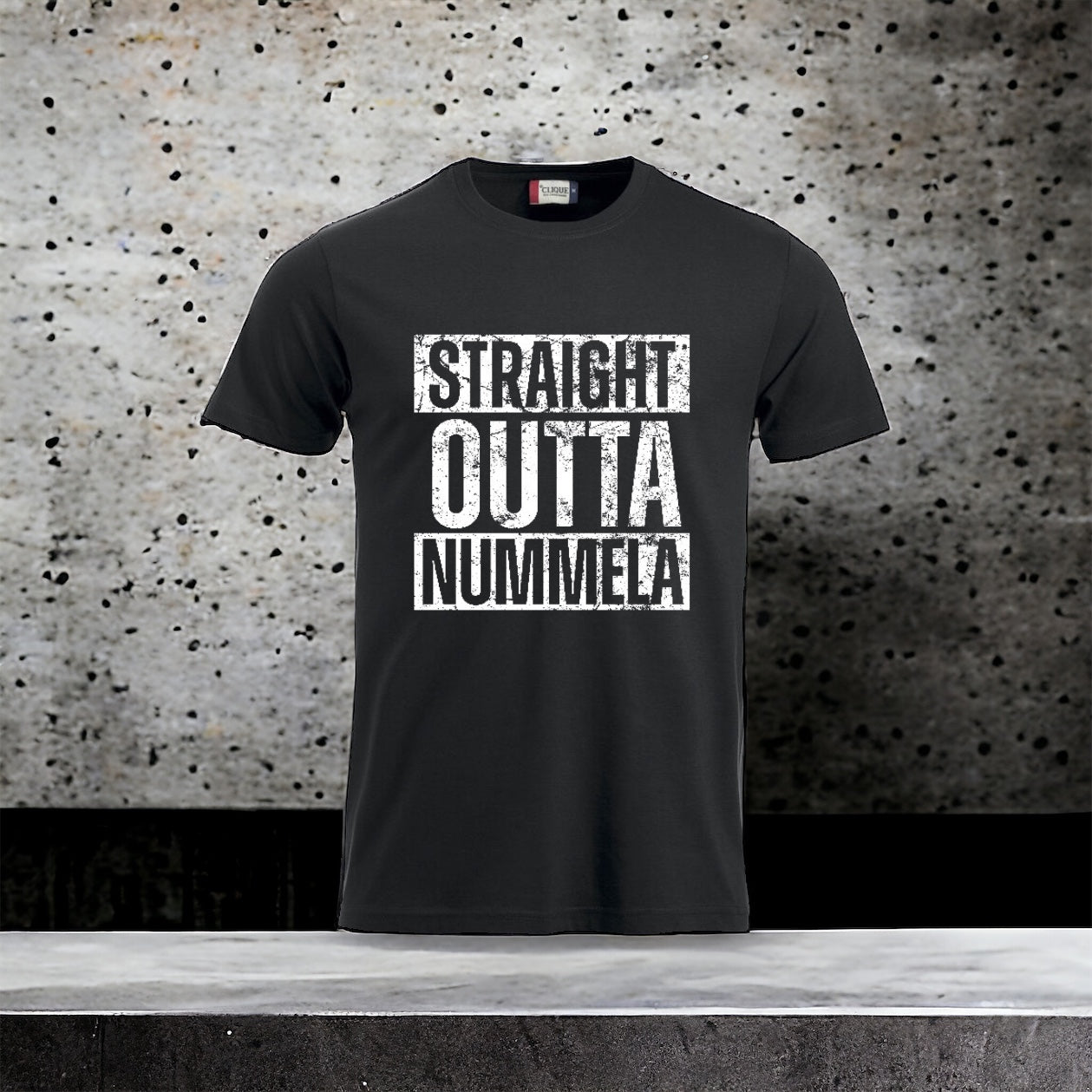 Lasten Straight outta Nummela t-paita