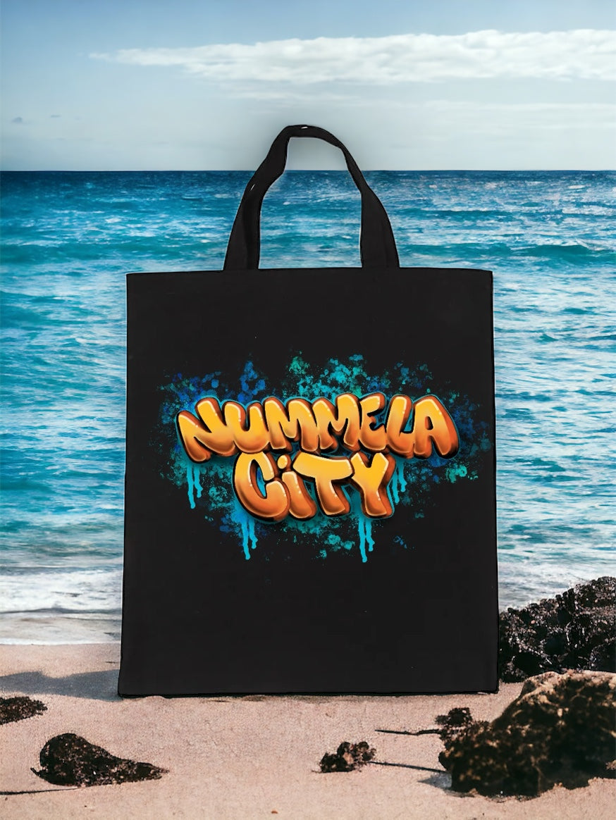 Nummela city puuvillakassi